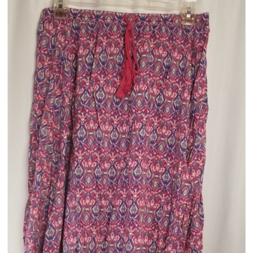 Hollister Women's Skirt BOHO Indie Tassel Asymmetrical Hem Size Medium - Picture 2 of 4